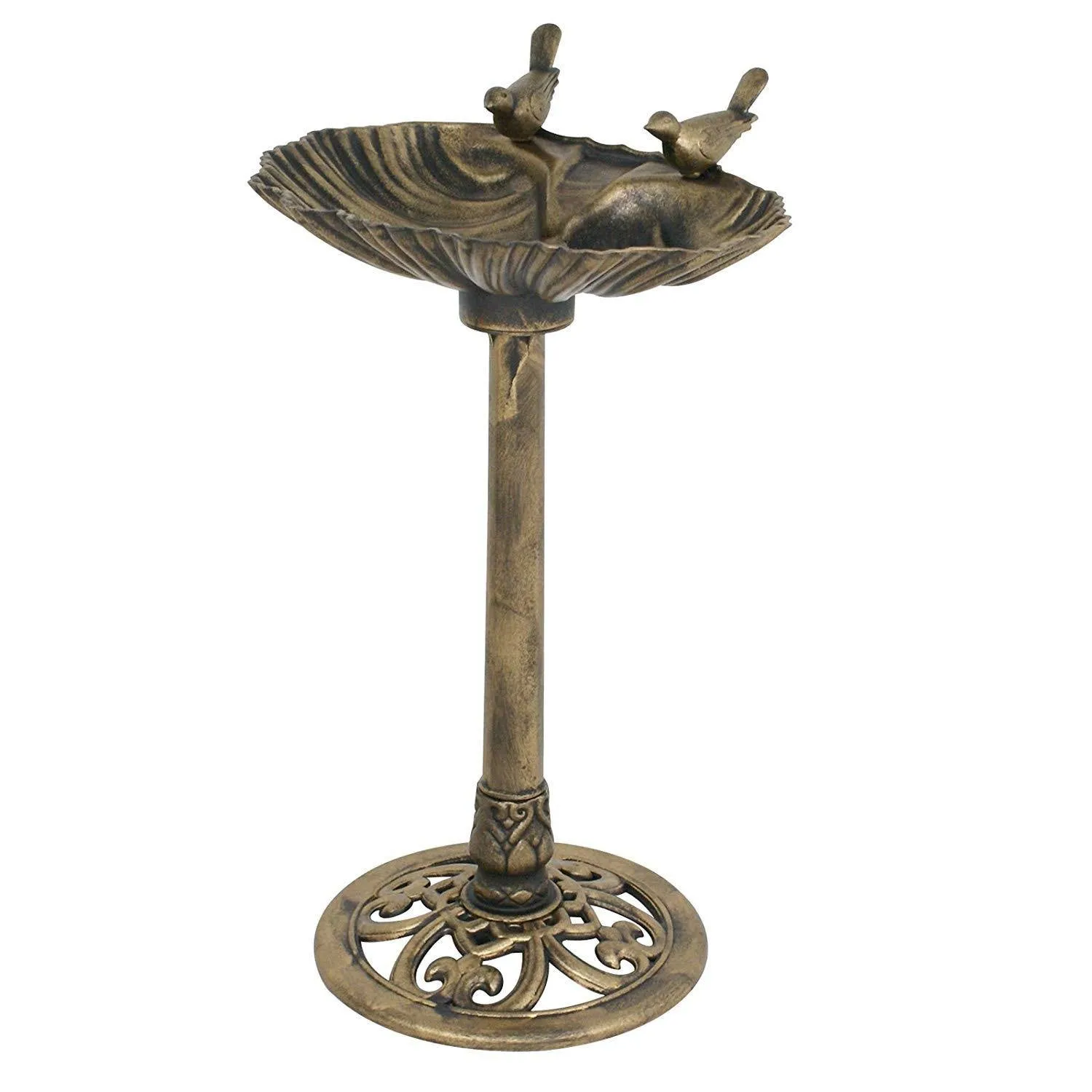 ZENY™ 32‘’ Bird bath Height Pedestal Patio Bird Bath Fountains